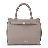 VICTORIA HYDE Handtaschen Damen Groß PU Leder Shopper Damen Handtasche Schwarz Elegant Schultertasche Damen Tote Bag für Büro Arbeit Schule (Nackt)