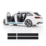 Blackshell® Basic Einstiegsleisten Schutz kompatibel mit VW Golf 4 Limousine | Typ 1J1 | Bj. 1997-2005 (5-türer) Matt Schwarz - passgenaue Lackschutzfolie inkl. Profi Rakel