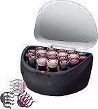 Remington Lockenwickler - elektrisch aufheizbar [20 Stück in 3 Größen: 4x19mm, 10x22mm, 6x27mm] Ionen-Technologie, beflockt mit Wachskern für lang anhaltende Wärme, kühle Enden, H5600