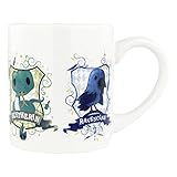 Harry Potter Tasse für Kinder mit Hogwarts Wappen, Trinkbecher mit ca. 270 ml Fassungsvermögen, mikrowellen- und spülmaschinengeeignet, ideal für heiße und kalte Getränke