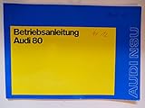 Audi 80 (L/S/LS) Betriebsanleitung