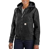 Carhartt Damen Loose Fit, isolierte Duck Active jacke , Schwarz, L