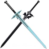 damdos Halloween Cosplay Prop PU Foam 31.5inch Dark Repulser Kirito Kirigaya Sword Kirigaya Kazuto Cosplay Yuuki Asuna Black Sword(2pcs/Sets)