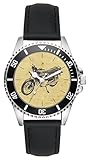 KIESENBERG Herrenuhr Armbanduhr CB 900 Boldor Motorrad Geschenk Fan Artikel Analog Quartz Lederarmband Uhr L-20213