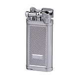 Jean Claude Pfeifenfeuerzeug Oldie von simoneto/Chrom Diacut/Stopfer/Gravurfeld/Etui