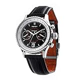 Poljot Ruslan 3133 Aviator Chronograph russische mechanische Uhr Fliegerchronograph Russland Stoppuhr schwarzes Zifferblatt