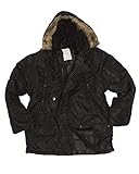 Mil-Tec Unisex Us N3b Jacke, Schwarz, XL EU