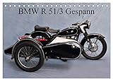 BMW R 51/3 Gespann (Tischkalender 2026 DIN A5 quer), CALVENDO Monatskalender: ein edles Gefährt (CALVENDO Mobilitaet)