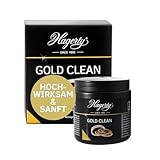 Hagerty Gold Clean Goldbad 170 ml I Effektives Schmuck-Tauchbad zur Reinigung von Gelbgold Weißgold Rosegold Rotgold I Goldschmuck Reiniger für erneuerten Glanz I Schmuckreinigungsbad mit Tauchkorb