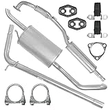 Schalldämpferset Auspuffanlage Auspuff für 1.2i Ibiza 3 III 6L Fabia 1 I 6Y 1 Polo 4 IV 9N