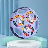 Fingerwürfel Rotierend Magic Beans IQ Game Rotating Finger Cube Spiel Magic Bean Spielzeug Rotierende Neueste Angst Linderung Geschicklichkeitsspiel (Blau)