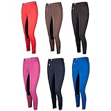 PFIFF Kinder Vollbesatzreithose Thea Reithose, rot, 134