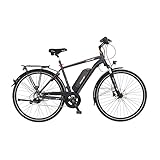 FISCHER Herren - Trekking E-Bike VIATOR 2.0, Elektrofahrrad, Dunkel anthrazit matt, 28 Zoll, RH 50 cm, Hinterradmotor 45 Nm, 48 V/422 Wh Akku