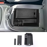 CDEFG Kompatibel mit Nissan Juke F16 2019-2024 2025 Mittelkonsole Armlehne Organizer Armlehnen Aufbewahrungsbox Handschuhfach Aufbewahrung Auto Center Console Tray Juke Hybrid 2024 Zubehör