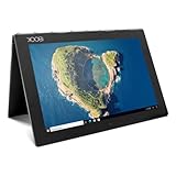 Lenovo Tablet - Yoga Book YB1-X91F | 10 Zoll Full HD+ Touchscreen Display | Intel QuadCore Prozessor | Windows Tab【 64 GB Speicher 】 microHDMI, Kamera, WLAN, Bluetooth, GPS (Generalüberholt)