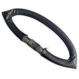 Kinderwagengriffabdeckung aus PU-Leder, kompatibel mit Stokke Xplory V4 / V5 Kinderwagen, abnehmbare Kinderwagengriffhülse mit Reißverschluss-Öffnung, staubdicht, wasserabweisend (Schwarz)