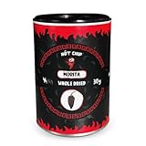 HOT CHIP Morita Getrocknete Chili-Schoten – 30g – 5.000 SHU – Mild-scharf & rauchig – Geräucherte Jalapeños aus Mexiko – Ideal für Saucen, Fleischgerichte & Desserts