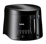 Tefal Maxi Fry Fritteuse, Cool Wall Technologie, bis zu 1,2 kg Fassungsvermögen, einklappbarer Griff, kompakte Größe, regelbares Thermostat von 150°C bis 190°C, schwarz, FF1078