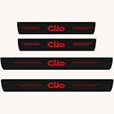 Carbon Fiber Auto Türschweller Streifen 4 Stück Für Renault Clio 2 3 4 5 Anti-Scratch Threshold Guard Aufkleber Interior Easy Install Entry Guards Zubehör