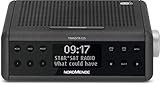 Nordmende Transita 115 – Digital-Radiowecker (DAB+/UKW Uhrenradio mit doppeltem Alarm, Sleep Timer, Snooze-Funktion, dimmbares OLED-Display mit Uhrzeit- und Infoanzeige, 3 Watt) anthrazit
