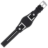 Fossil Uhrenarmband 24mm Leder Schwarz - JR-1156 | LB-JR1156