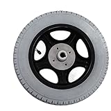 320 Mm Rollstuhlreifen, PU-aufblasbares Rad, Nabe aus Legiertem Stahl, Behindertenfahrzeug-Hinterreifen, 4 Löcher