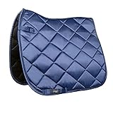 HKM 12545 Bergamo Schabracke 6900 Dunkelblau Pony Dressur