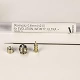 Harder & Steenbeck 123723 Düsensatz 0.6mm für Evolution, Infinity, Ultra + GRAFO