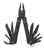 Leatherman Rebar Multi-Tool - 17 Werkzeuge für Heimwerker und Camping - Schwarzer Edelstahl - Schwarz