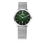 Michel Herbelin Herren Analog Quarz Uhr mit Edelstahl Armband 19515/16NB
