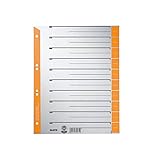 Leitz 1652-00-45 - Trennblätter1652 A4 100-er, orange