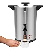 Valgus Commercial Grade Edelstahl 8L Kaffee Urne mit Perkolator Kaffeemaschine Heißwasser Urne für Haus, Party, Büro, Hochzeit
