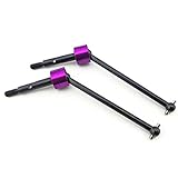 CrazyRacer for H-P-I Savage XS Flux Hardened Steel CVD Universal Driveshafts Swing Shaft - 1PR