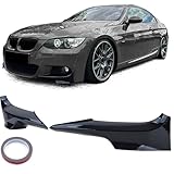 Front Flaps Spoiler Schwarz Glanz passend für 3er BMW E92 E93 06-10