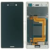 NG-Mobile Displaymodul Display LCD Flex Kabel Leitung Rahmen Gehäuse Cover für Sony Xperia M4 E2303 Aqua, Silber