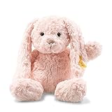 Steiff Tilda Hase - 30 cm - Plüschhase mit Schlappohren - Kuscheltier für Kinder - Soft Cuddly Friends - beweglich & waschbar - rosa (080623)