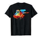 Paintball Gotcha Maske Hopper Team Markierer Sport Färbung T-Shirt