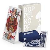 Doppelkopf Spielkarten aus 100% Kunststoff, Premium* (Plastik +) Französisch, wasserfest (Standard)