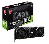 MSI GeForce RTX 3070 Ventus 3X Plus 8G OC LHR Gaming Grafikkarte - NVIDIA RTX 3070 LHR, 8 GB GDDR6 Speicher