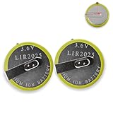 2X LIR2025 Wiederaufladbare Batterie kompatibel mi BMW 3 5 7 X3 X5 E46 E38 E39 E53 E60 E61 E83 Serie Auto Fernbedienungs Schlüssel akku Batterie lir2025