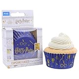PME Harry Potter Cupcake-förmchen Folienbeschichtet, 30er-set, Zauberwelt, Silber