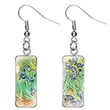 Van Gogh Gemälde 'Iris' Iris-Ohrringe Markenschmuck Berühmte Künstler Kollektion Ohrstecker Handwerk Geschenke