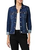 TOM TAILOR Denim Damen Jeansjacke 1023962, 10119 - Used Mid Stone Blue Denim, L