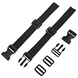 FIXOSHEE 2 Stück Verstellbare Strapazierfähige Golf Trolley Gurte mit Schnellverschluss aus Robustem Polypropylen für Sicheres Befestigen von Golftaschen und Gepäck Vielseitig Einsetzbar