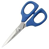 KAI Universalschere aus der Serie V5000 in blau - Gesamtlänge 13,5 cm - Schere zum Basteln, Allroundschere, Küchenschere - Made in Japan für höchste Qualitätsansprüche