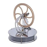 Fictory Niedertemperatur Stirlingmotor, Dampfmaschine Modell, 1 STÜCK Stirlingmotor Motor Hand wärme Sterling Motor Sterling Engine für Handwerks Sammlung