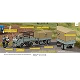 40501 Multicar M22 mit Anhänger Post Fernmeldetechnik - Bausatz