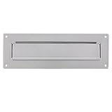 Burg Wächter Außen-Einwurfblende, Aluminium/Verzinktes Stahlblech, Porta 796 Si, Silber