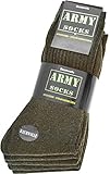 10 Paar Bundeswehr Sport- und Arbeitssocken Herrensocken aus Baumwolle - strapazierfähig und bequem Gr. 39-50 Größe 43/46