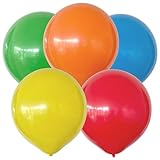 50 Luftballons bunt sortiert, 48 cm / 19 inch